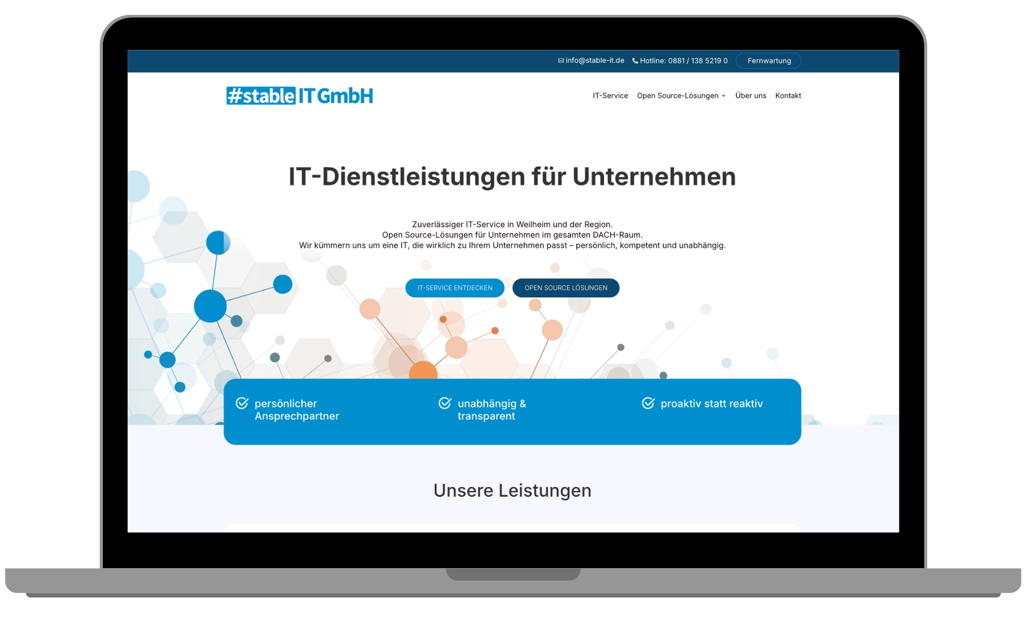 Website-Relaunch stable IT: Struktur für deutschlandweite Sichtbarkeit