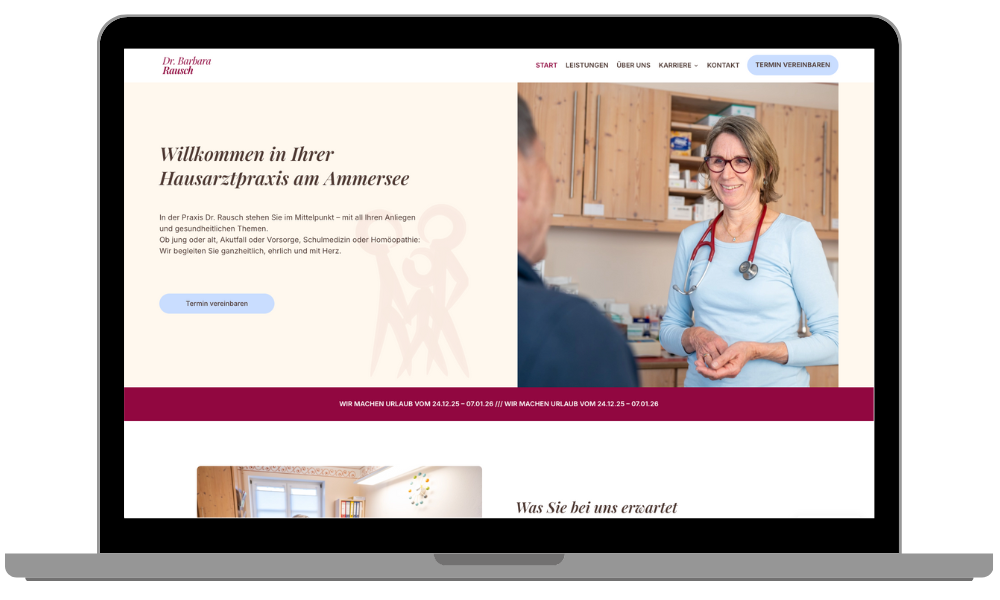 Arztpraxis in Utting: Dr. Barbara Rausch